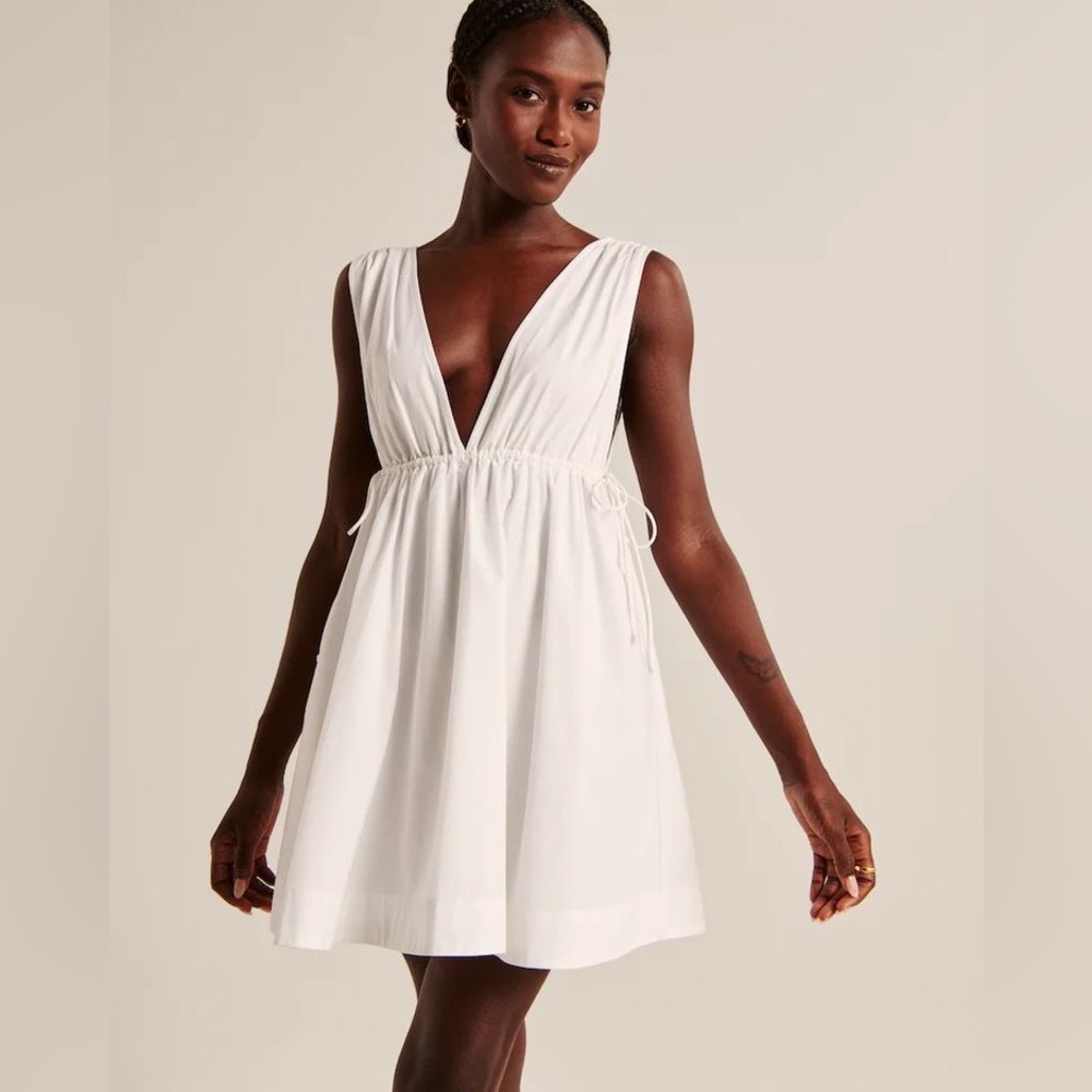 Abercrombie Babydoll Poplin Mini Dress